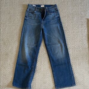MOTHER Relaxed Fit Blue Jeans for Women